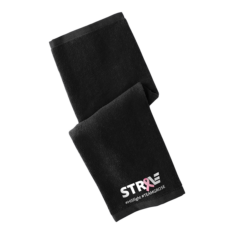 Strive - PT390 Port Authority® Sport Towel - Black - Team Grose